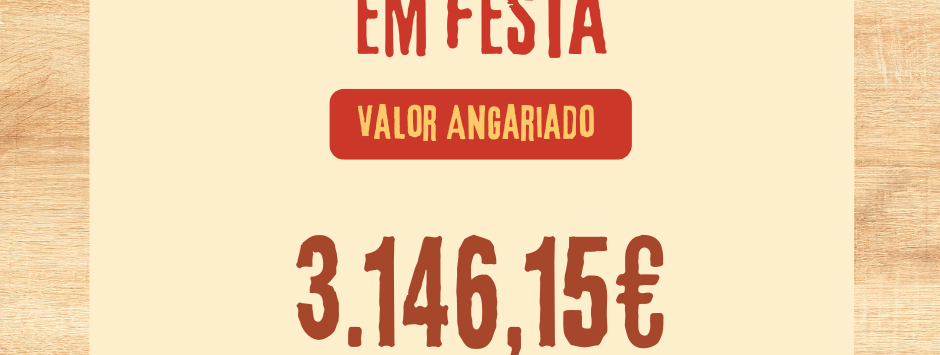 Informação | Valor angariado :: CERCIGUI EM FESTA